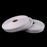 Rouleaux de ruban en coton blanc pour chapeaux, ceinture de biais personnalisée, 100% mètres, vente en gros, usine, livraison gratuite