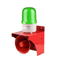 Avertisseur sonore d'incendie 12V/24V/220V/380V 120dB avec système d'alarme sonore et lumineux à LED pour la sécurité à domicile, au bureau et dans l'industrie, personnalisable