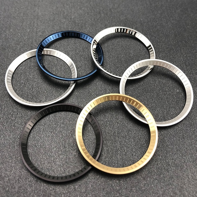 316L Stainless Steel Turtle with Marker Chapter Ring Watch Parts
