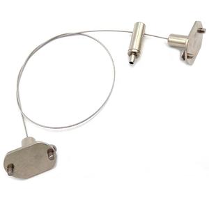 Câble métallique suspendu mural avec crochets en acier inoxydable 304 5m, antirouille durable pour lampes suspendues au plafond - Product Image 6