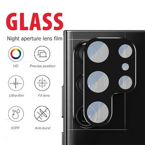 Funda protectora para cámara <span class=keywords><strong>Samsung</strong></span> <span class=keywords><strong>Galaxy</strong></span> S22 <span class=keywords><strong>S</strong></span> <span class=keywords><strong>22</strong></span> <span class=keywords><strong>Ultra</strong></span> S22, cristal templado curvo 3D - Product Image 2
