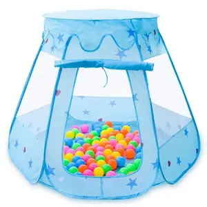Zelt für Kinder Baby-Spielhaus für drinnen und draußen Prinzessinnen-Zelt für Mädchen Meeresballzelt Sechseck-Spielhaus