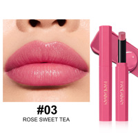 Ensemble de 6 rouges à lèvres hexagonaux à pointe oblique, hydratant, longue tenue, rouge à lèvres velours crémeux, kit de maquillage cosmétique pour femmes