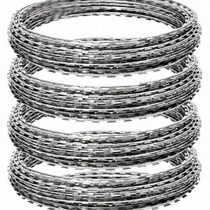 YSH--RAZOR <span class=keywords><strong>Filo</strong></span> <span class=keywords><strong>Spinato</strong></span> in Acciaio Argentato 250Ft, <span class=keywords><strong>Filo</strong></span> <span class=keywords><strong>Spinato</strong></span> Zincato YXJSTO, Nastro Estensibile per Recinzioni, Bobine di <span class=keywords><strong>Filo</strong></span> <span class=keywords><strong>Spinato</strong></span> Certificato ISO9001 - Product Image 1