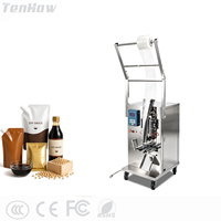 Machine d'emballage verticale automatique pour sachets de liquides (sauce soja, vinaigre, huile comestible) à faible consommation d'énergie, équipement de remplissage et de scellage de sacs