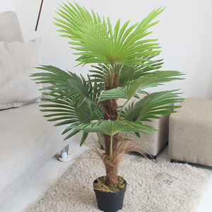 Chất Lượng Cao 120Cm Chiều Cao Nhựa Faux Cây Cọ Mô Phỏng Cây Trong Chậu Nhân Tạo - Product Image 6