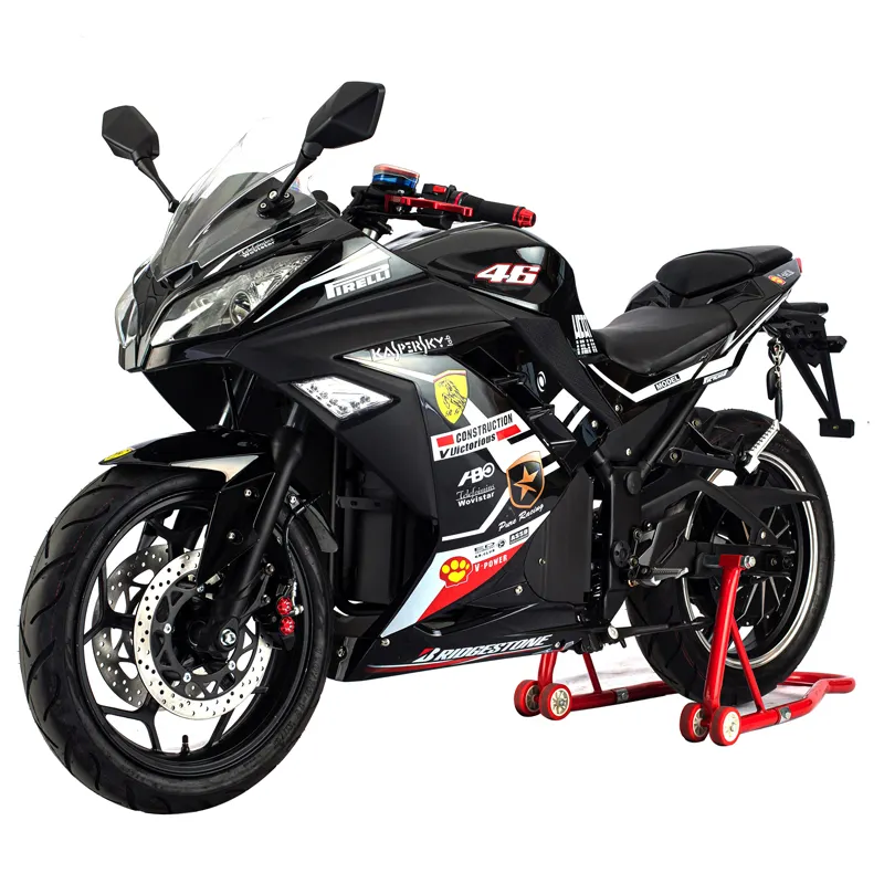 Nouveau modèle de vélo électrique 3000w 72v 55ah e-moteur automatique haute vitesse moto électrique pour adulte