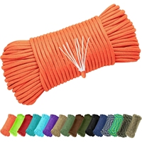 Nouvelle Corde de Parachute de Randonnée en Polypropylène Durable 31m 7 Brins 4mm Corde Tactique d'Escalade Multifonctionnelle pour Camping, Survie et Tous Usages