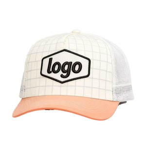 Promotion Été 2025 : Lot de 6 Casquettes Trucker en Toile à 5 Panneaux, Personnalisables par Broderie, Style Urbain Sportif à Rayures, Cadeaux d'Entreprise Populaires - Product Image 6