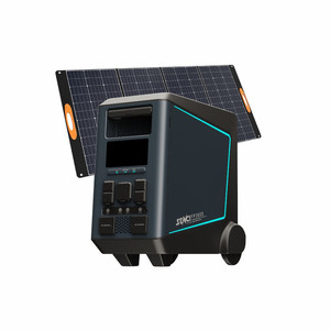 Senciオフグリッド太陽光発電システム2.4kw 3.6kw 5.5kwソーラーポータブル発電所キャンプホームオフィス用電源バックアップ - Product Image 1