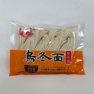 Fideos <span class=keywords><strong>Udon</strong></span> Asiáticos Tradicionales Frescos, Sin Freír, Pasta de Trigo Gruesa y Suave, Baja en Grasa y Baja en Sodio, Hechos a Mano, Bolsa de 400g - Product Image 4
