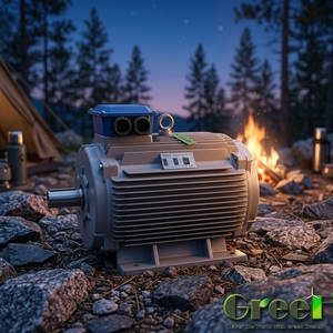 Imán de Tierras Raras de 100 KW y 1500 RPM, PMG Horizontal para Suministro de Energía en Áreas Remotas Fuera de la Red - Product Image 2
