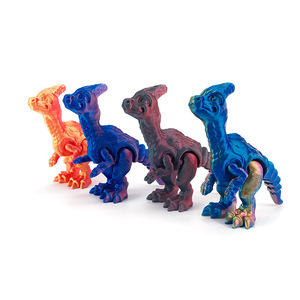 Figura de Acción de Dinosaurio Articulado Impresa en 3D, Personajes de Animales, Juguetes Antiestrés Personalizables para Decoración del Hogar y la Oficina - Product Image 1