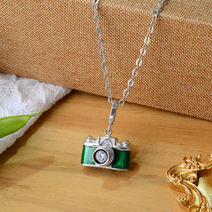 <span class=keywords><strong>Collar</strong></span> de plata de ley 925 personalizado, colgante de cámara oculta verde <span class=keywords><strong>esmeralda</strong></span> <span class=keywords><strong>con</strong></span> <span class=keywords><strong>collar</strong></span> de circón, nuevo diseño - Product Image 3