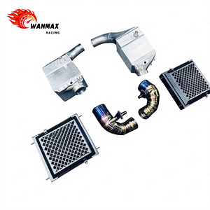 充电冷却器中冷管液压油冷却器套件适用于宝马 F90 M5 F91 F92 M8 S63 V8 Turbo 赛道专用冷却升级 - Product Image 3