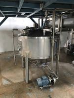 Mesin Pengolah Susu/Yogurt Otomatis Lini Produksi Mixer Pasteurizer Bahan SUS304/316L Efisiensi Tinggi Kapasitas 5-20T/Jam CE/ISO
