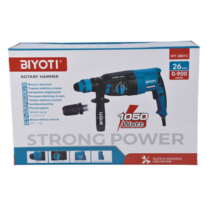 <span class=keywords><strong>Martillo</strong></span> Perforador Rotatorio SDS Plus BYT-2601C de 26 mm, <span class=keywords><strong>Martillo</strong></span> Eléctrico Potente de 1050 W con Función de Impacto, 900 RPM - Product Image 5