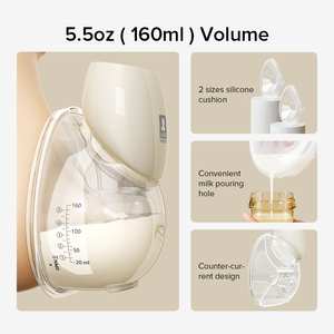 186g Premium Daunen-Leichtgewicht Tragbare Freihändige Elektrische Milchpumpe für Muttermilch Tragbare Milchpumpe - Product Image 5