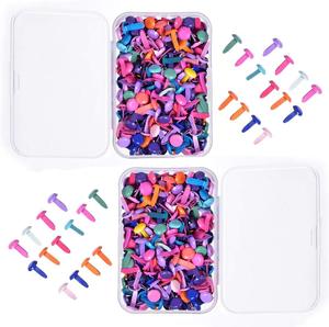 Giấy đầy màu sắc Fastener brads sử dụng cho trẻ em DIY Craft - Product Image 2