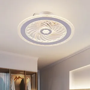 Hiện đại đơn giản LED ánh sáng mặt dây chuyền điều khiển từ xa quạt trần đèn cho phòng khách phòng ngủ nhà chiếu sáng Chic Thiết kế đèn chùm - Product Image 4