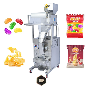 Machine d'emballage de sacs plastiques à 3 soudures latérales pour snacks, bonbons, arachides, noix, céréales et riz – Vente directe usine - Product Image 1