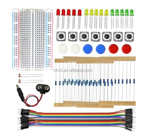 Kit de iniciación, Mini tablero de pan, LED, botón de cable, bricolaje - Product Image 1