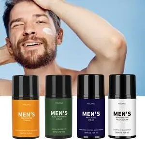 Hidratante facial para homens, creme hidratante anti-envelhecimento para clareamento e hidratante, logotipo personalizado, por atacado