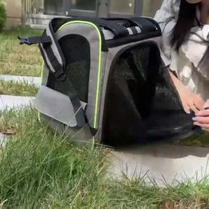 Mochila Expandible y Resistente para Perros y Gatos, Transpirable, Portátil, con Espacio para las Patas en la Parte Delantera, para Viajes - Product Image 5