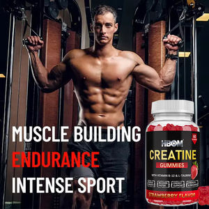 <span class=keywords><strong>OEM</strong></span> ODM Creatine Monohydrate Taurine <span class=keywords><strong>L</strong></span>-<span class=keywords><strong>Carnitine</strong></span> Gummies 5000mg Bebas Gula Bersertifikat Organik Suplemen Energi untuk Pertumbuhan Otot - Product Image 4