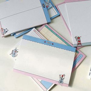 Nouvelles boîtes de blocs-notes colorés pour filles, design original, 11*8CM, 50 feuilles, impression UV, autocollants adhésifs - Product Image 2