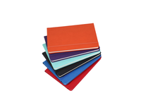 Cahier de revue à couverture rigide en lin imprimé personnalisé Logo personnalisé Taille A5 Fil de couverture en PP Couture et couture en selle