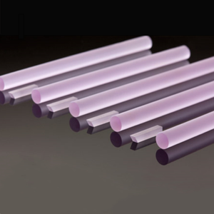 Tige de cristal laser de marque WOBO à haute efficacité, 180 mm, meulage fin, film anti-reflet ErYAG, seuil de dommage laser >500 MW/cm2 - Product Image 5