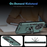 2025 nouvelle coque de téléphone PC rigide antichoc avec support de béquille magnétique coque arrière pour Tecno Camon 30S Spark 30 Pova 6 Pro