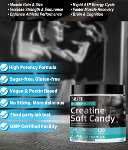 OEM Supplément pré-entraînement Boost Muscle Growth 5000mg Créatine Gummies <span class=keywords><strong>Max</strong></span> Stregth Créatine Monohydrate Gummy pour hommes - Product Image 5