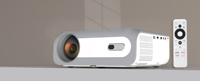MECOOL KPONE Mini Proyector Portátil 3D Android TV Stick 250 Lúmenes, Netflix 1080P 4K HIFI Estéreo, Proyector LED de Bolsillo para Exteriores