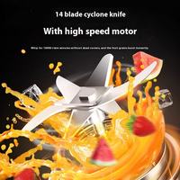 De Nieuwe Huishoudelijke Mini Oplaadbare Draagbare Juicer Is Uitgerust Met Een Beker Voor Sapextractie