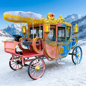 Charrette de princesse de haute qualité, chariot royal électrique à 4 roues, charrette de mariage, transport extérieur spécial - Product Image 5