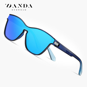 DANDA Sports Sunglasses TR7544 Polarized UV400 Lightweight Full Rim Cycling <b>Eyewear</b> Mirror Lens - Product Image 1