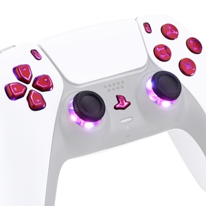 Kits de lumières LED DTF à éclairage coloré, 7 couleurs, 9 Modes, pour Mod <span class=keywords><strong>PS5</strong></span>, contrôleur Dpad, manettes, Option de partage, boutons de visage à la maison - Product Image 1