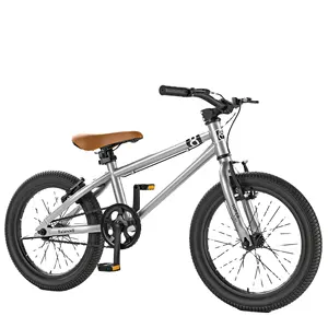 Mountain Bike ciclismo in acciaio ad alto tenore di carbonio adatto per bicicletta per bambini da 105-135cm 16 pollici