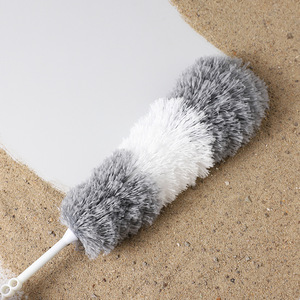 Plumeau télescopique en fibres synthétiques 136 cm, tête ronde extensible en aluminium pour le nettoyage des étagères - Product Image 4