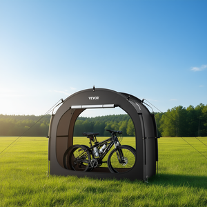 Carpa Vevor Bc para 2 bicicletas, impermeable, de tela Oxford, de montaje rápido, almacenamiento exterior para camping y senderismo - Product Image 2