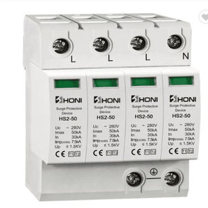 1P 2P 3P 4P AC 110V 220V 385V 420V 600V 800V 1000V 40KA 50KA60KA電源サージ保護デバイスサージ照明保護SPD - Product Image 2