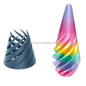 Cono en espiral 3D Fidget Toy Cono <span class=keywords><strong>imposible</strong></span> Escritorio Deco Regalo de recuerdo Impresión 3D Cono en espiral Alivio del estrés Juguete de escritorio - Product Image 5