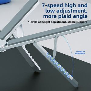 Nuevo Soporte Portátil para Laptop, Base Elevadora para Computadora, Altura Ajustable, Aluminio Ergonómico, Mini Plegable, para Laptops de 10-15.6'' - Product Image 4