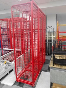 Chariot de rangement logistique robuste en acier, peu encombrant, pour entrepôt, avec support de rangement pour pompiers et casier mobile pour équipement de secours (Pompiers/EMS), 20 pouces - Product Image 3
