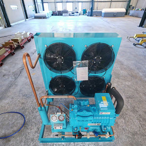 Lucky Star 8HP Cadena de frío Refrigeración Parte de intercambio de calor Condensadores de aire Enfriador Almacenamiento de habitación fría Unidad de condensación semihermética - Product Image 3