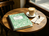 Carnet en marbre rose personnalisé en gros avec dos noir pour la papeterie étudiante