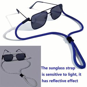 Cordon Réfléchissant Unisexe en Polyester de Haute Qualité pour Lunettes, Antidérapant et Réglable, Idéal pour le Sport (Vente en Gros) - Product Image 2