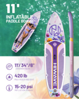 Planche de surf gonflable 11'x34''x6'' pour sports nautiques, Stand Up Paddle (SUP) gonflable en promotion – Expédition depuis l'entrepôt UE